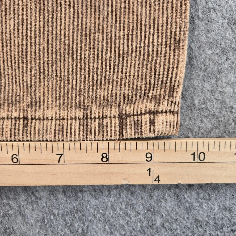 BoohooMAN Pants Mens 36x32 Brown Corduroy Cargo Wide Leg Relaxed Fit Casual